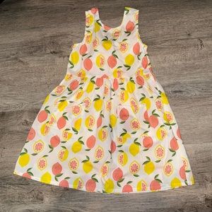 Emma and Elsa Lemon citrus dress size 6